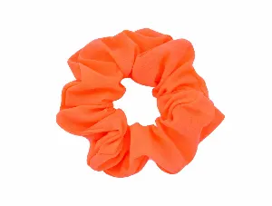 Scrunchie neon peach
