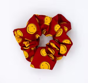 Scrunchie smiley bordeaux (PRE-ORDER)