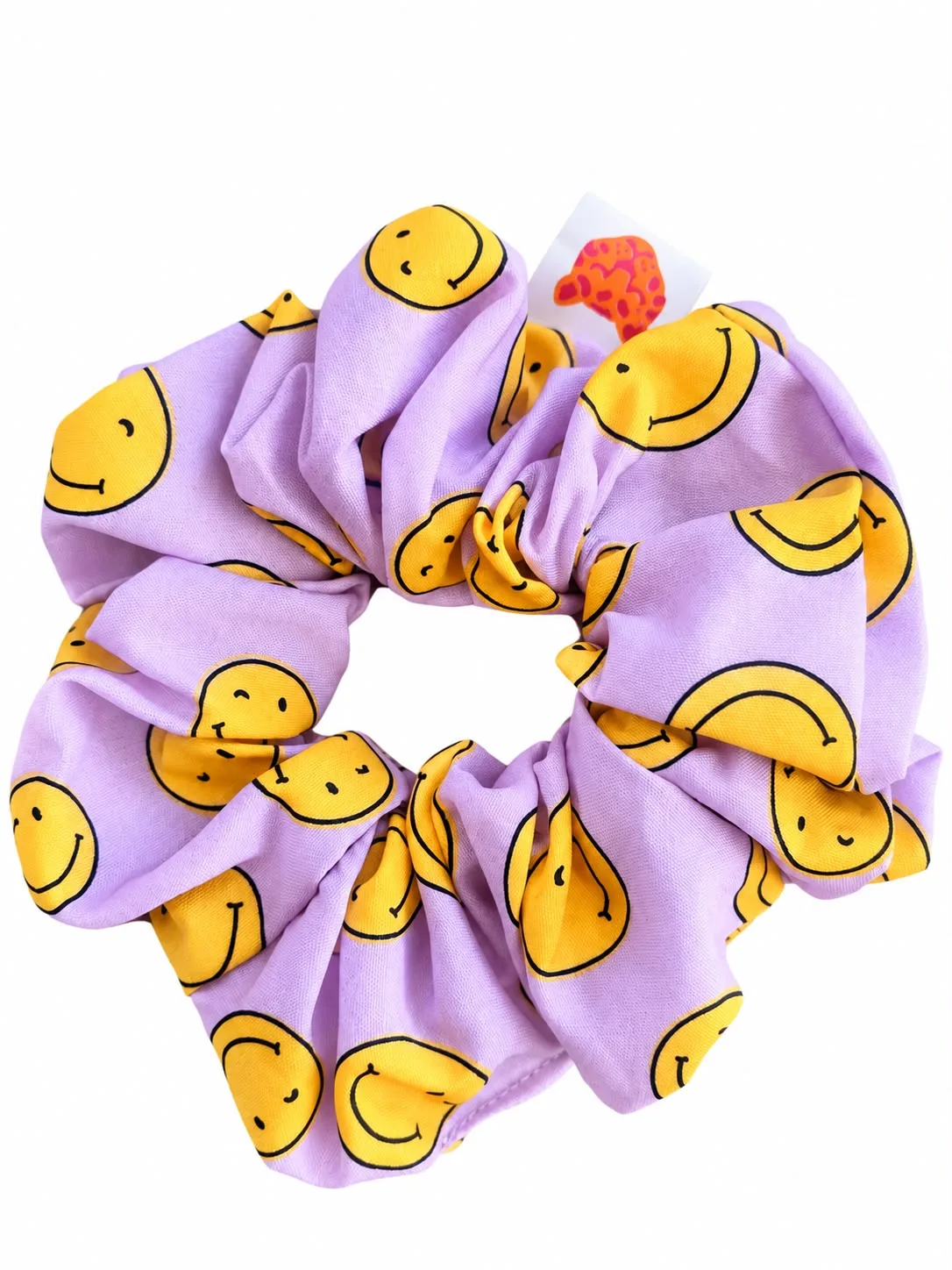 Scrunchie smiley lila — Scrunchies — Colori Ribelle