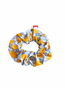 Scrunchie yellow lemon