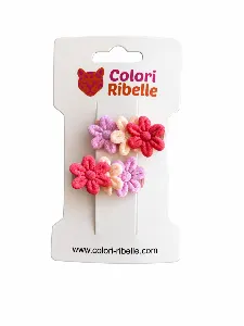 Babyspeldjes roze bloemen