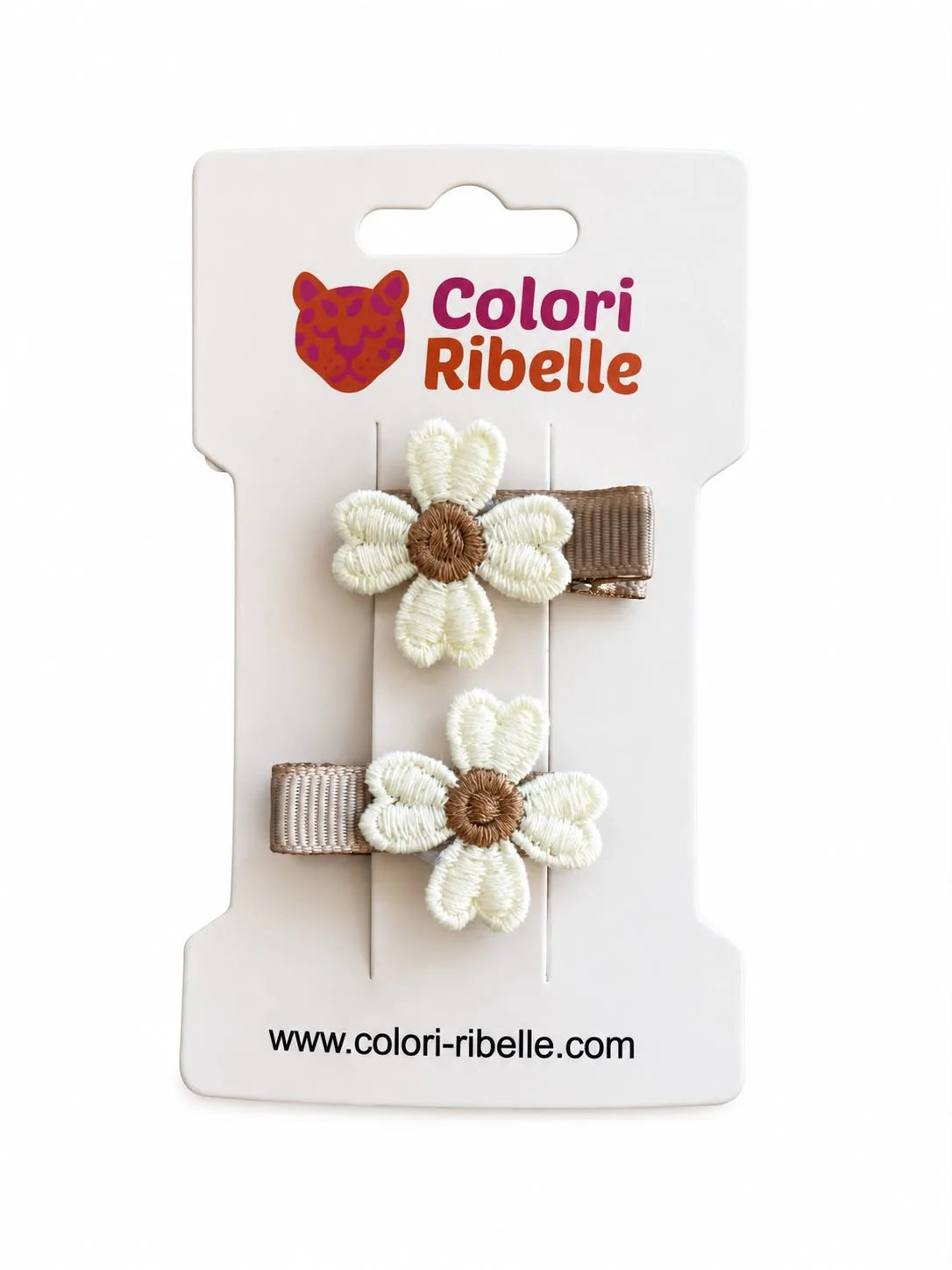 Babyspeldjes bloemen creme — Haaraccessoires — Colori Ribelle