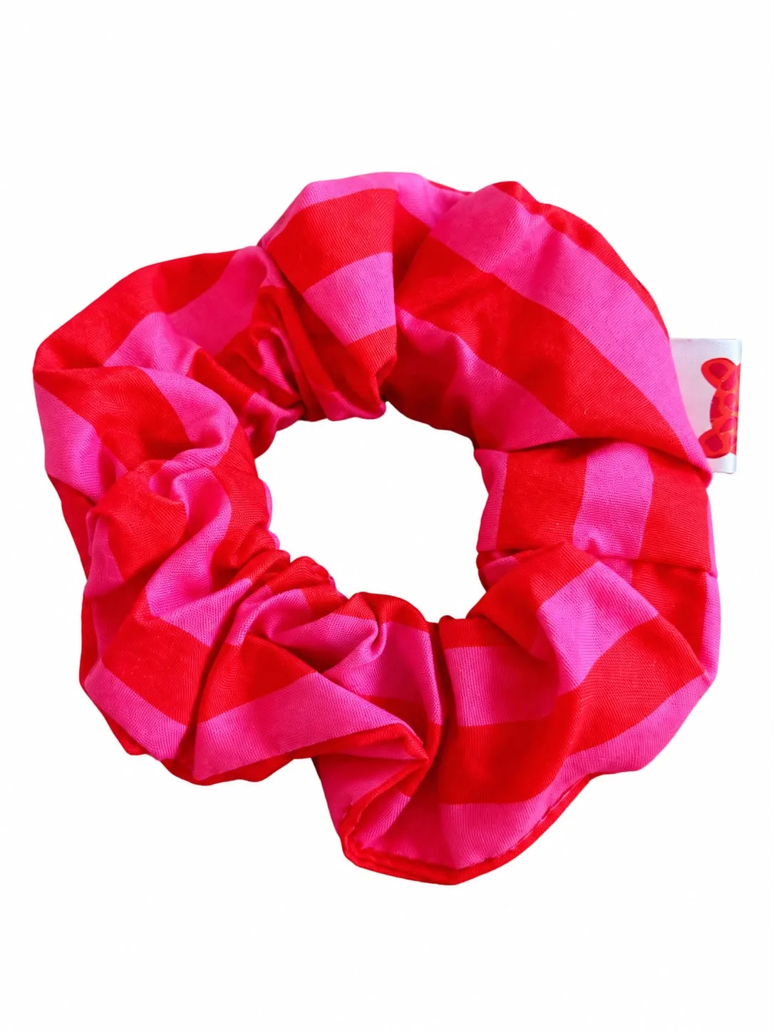 Scrunchie pink stripe — Scrunchies — Colori Ribelle