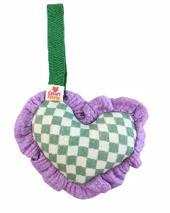 Speenknuffel heart green block
