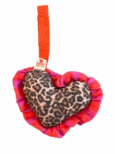 Speenknuffel heart leopard