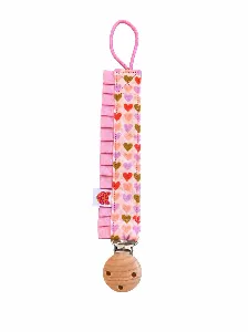 Speenkoord hearts ruffle