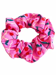 Scrunchie cherry pink
