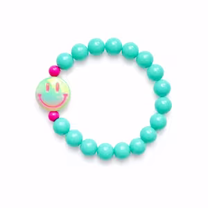 Armband smiley mint