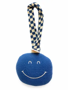 Speenknuffel smiley blauw