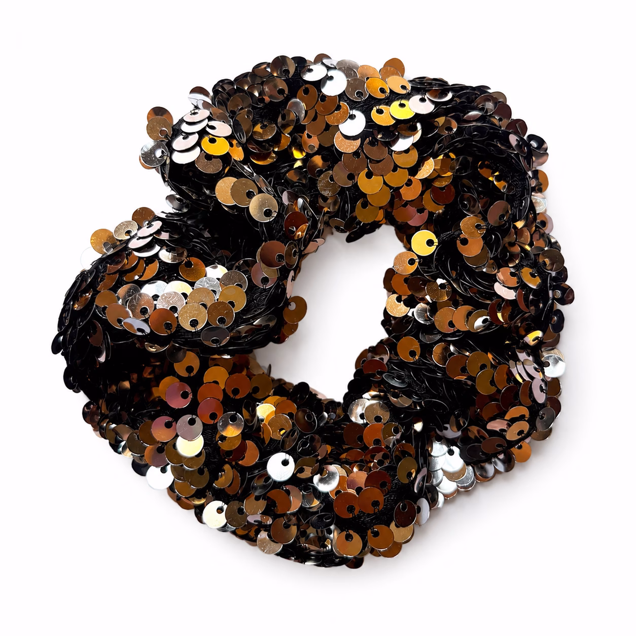 Scrunchie glitter champagne — Scrunchies — Colori Ribelle