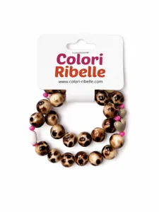 Mother&daughter bracelets leopard