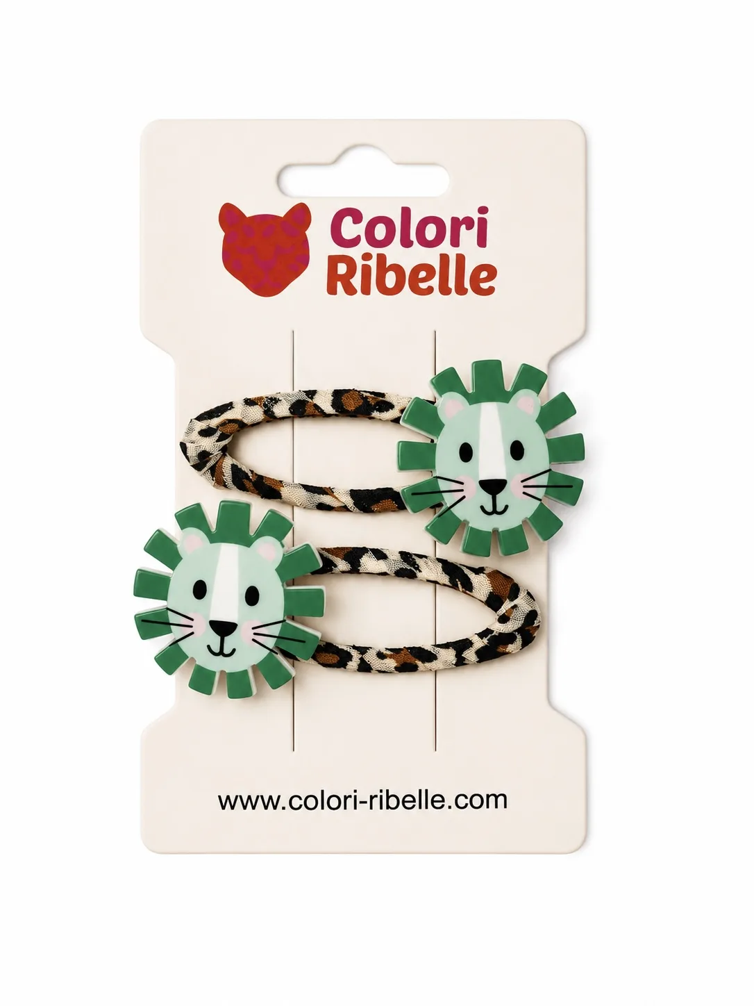Haarspeldjes lion green — Haaraccessoires — Colori Ribelle