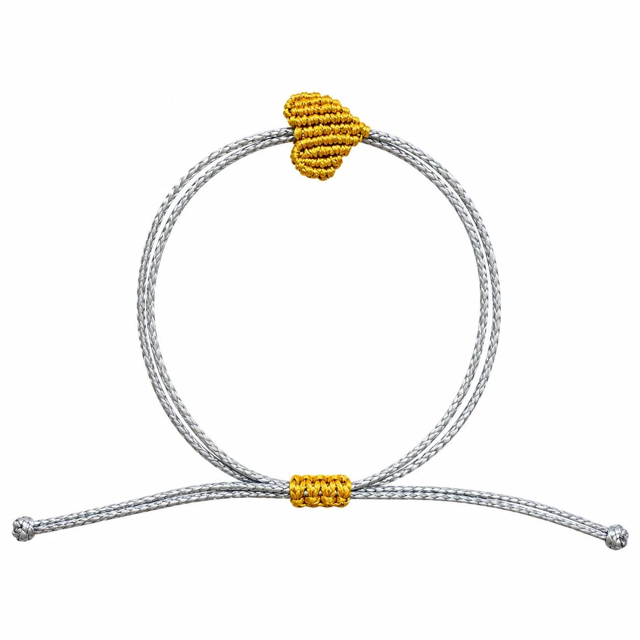 Armband heart glitter gold — Kindersieraden — Colori Ribelle